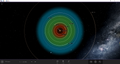 Kliasium星系内侧行星的轨道图